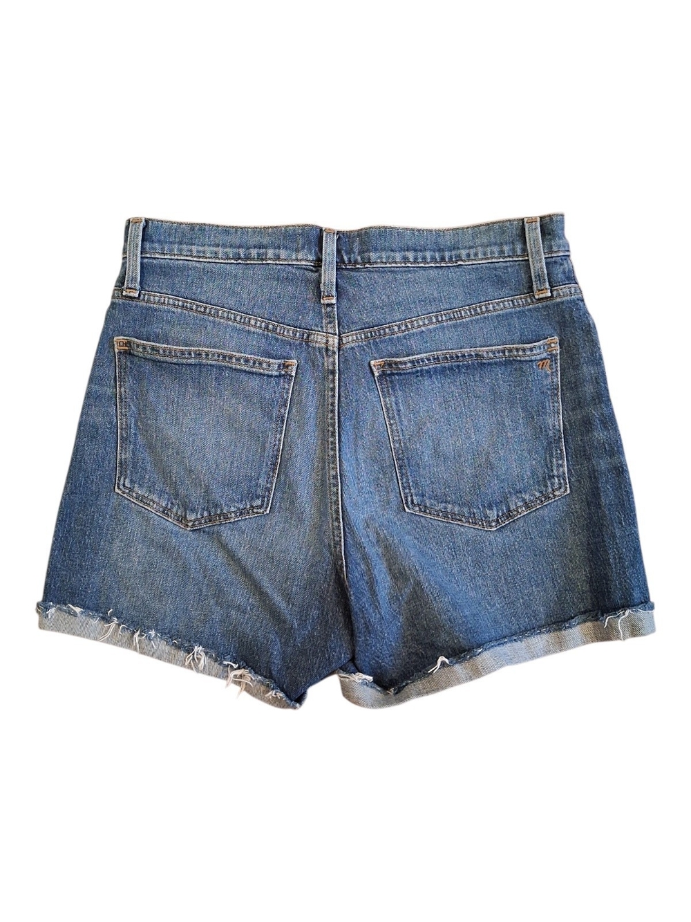 Madewell Blue Denim Cutoff Shorts - Picture 2 of 4